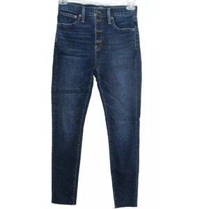 J Crew Reimagined 10" High Rise Skinny Stretch Jeans Size 27 Button Fly